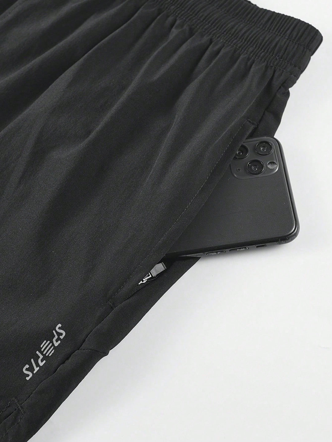 Pantaloni scurți SHEIN, negru