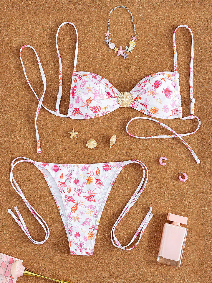 Set bikini SHEIN, mix culori