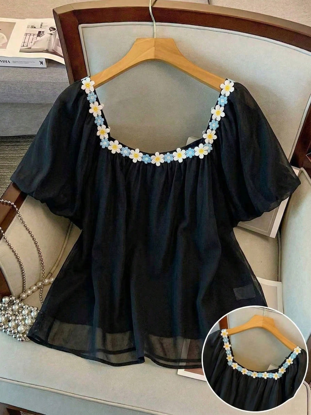 Bluză SHEIN, negru