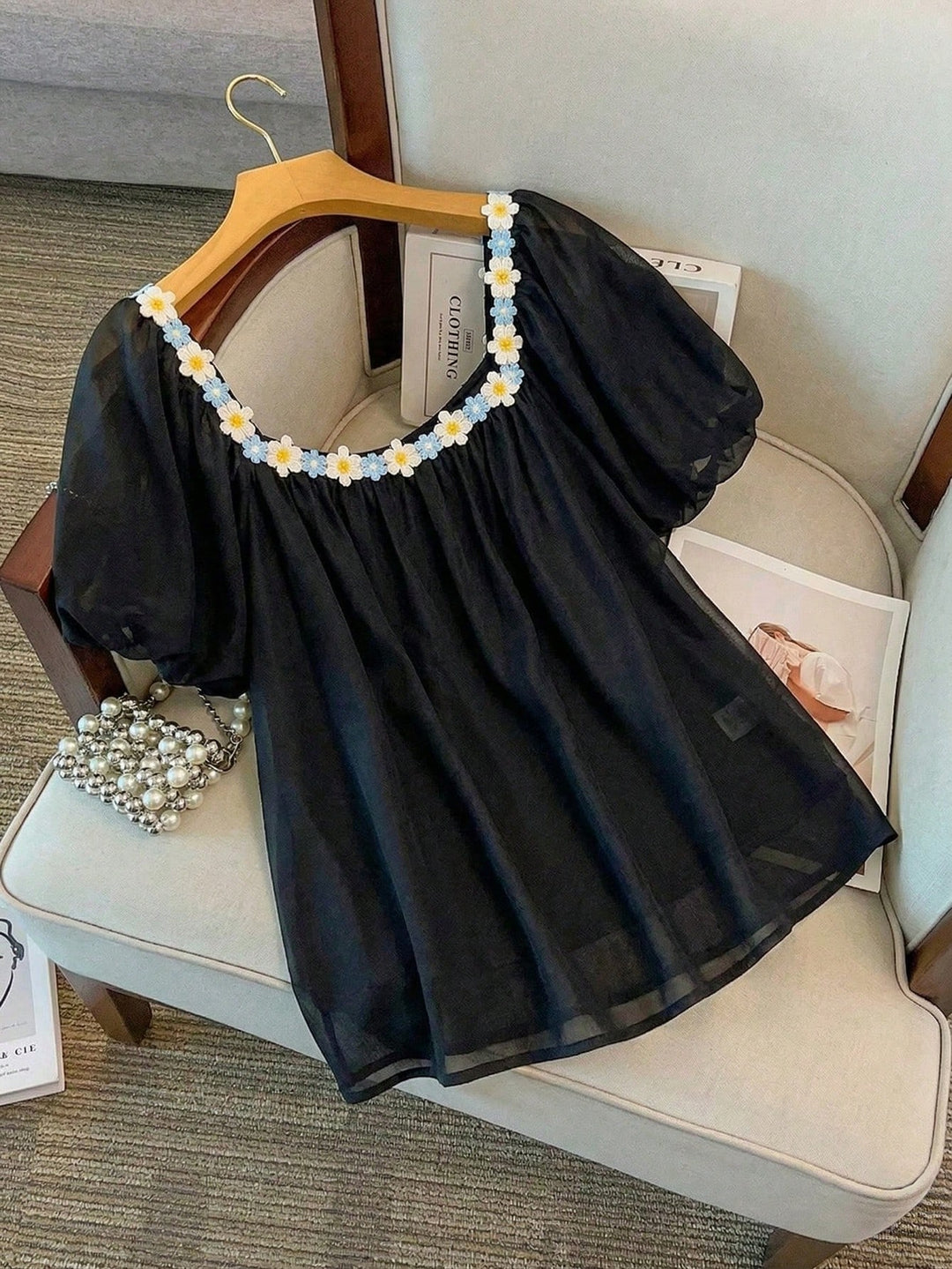 Bluză SHEIN, negru