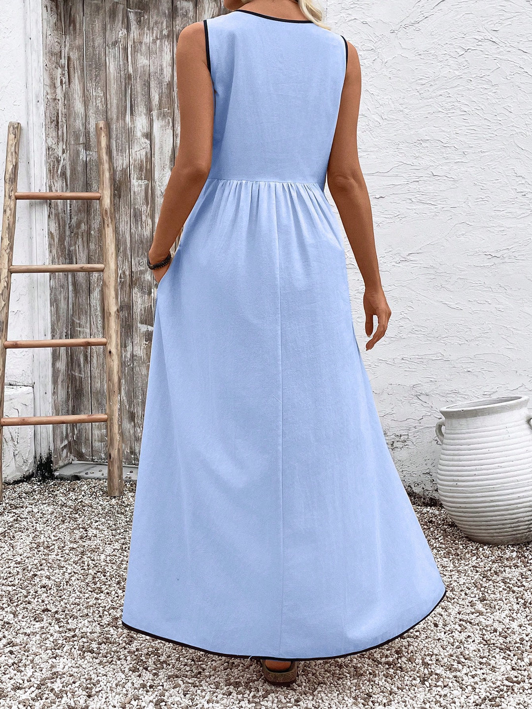 Rochie maxi SHEIN, albastru