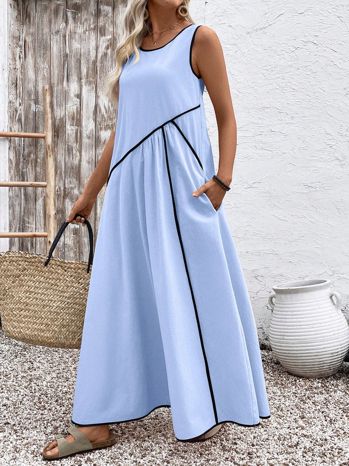 Rochie maxi SHEIN, albastru