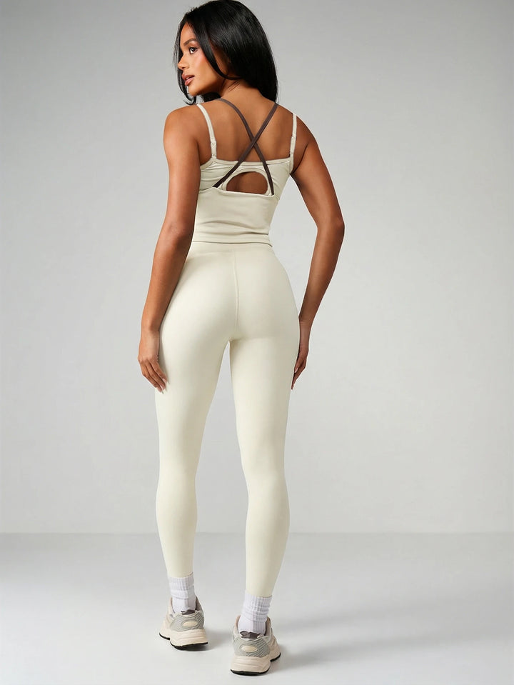 Compleu sport SHEIN, crem