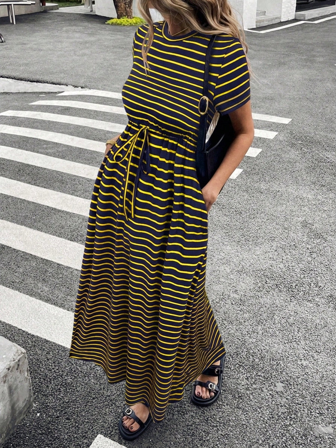 Rochie midi SHEIN, mix culori
