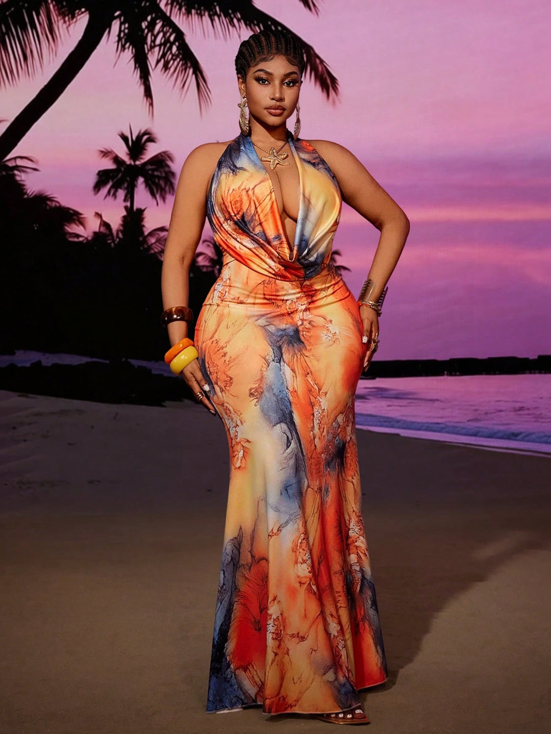 Rochie SHEIN, mix culori
