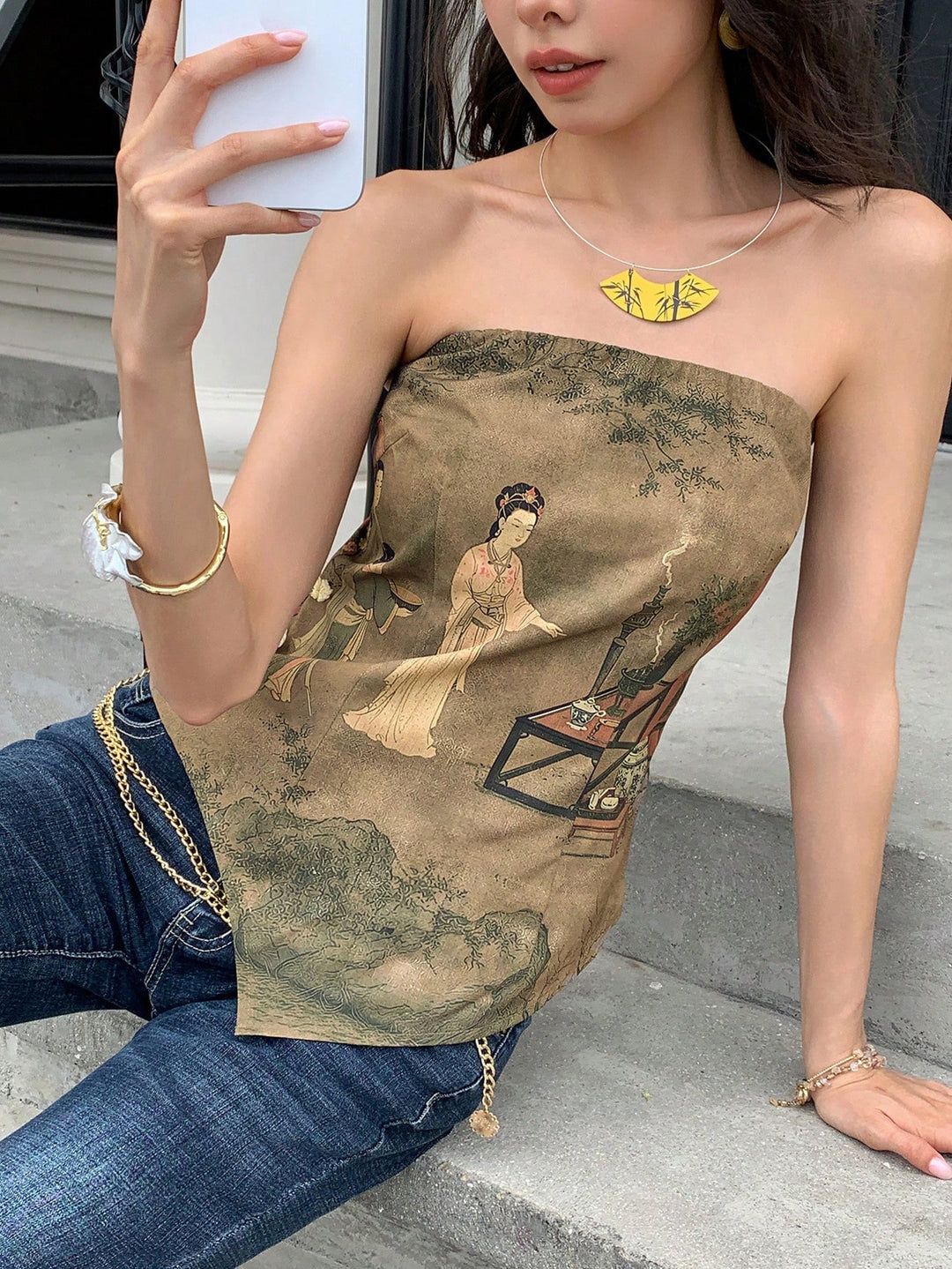 Top SHEIN, mix culori