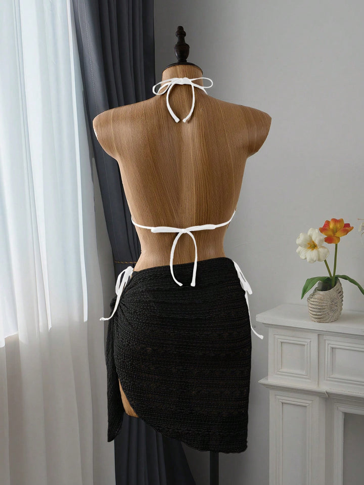 Set bikini SHEIN, negru