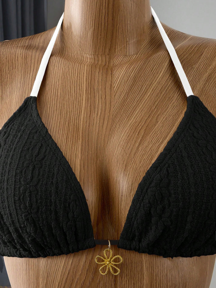 Set bikini SHEIN, negru