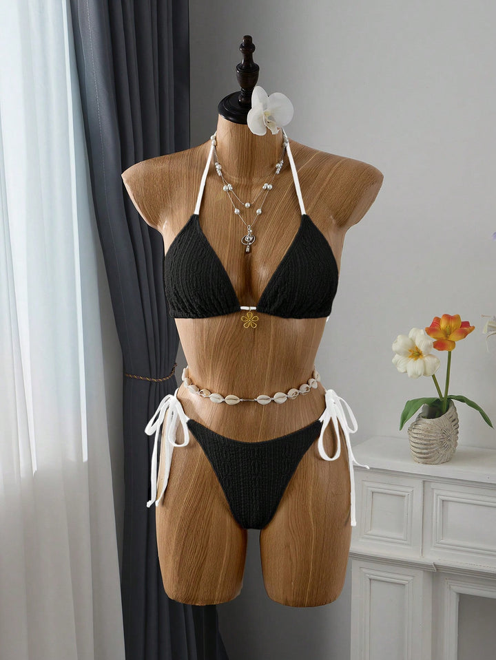 Set bikini SHEIN, negru