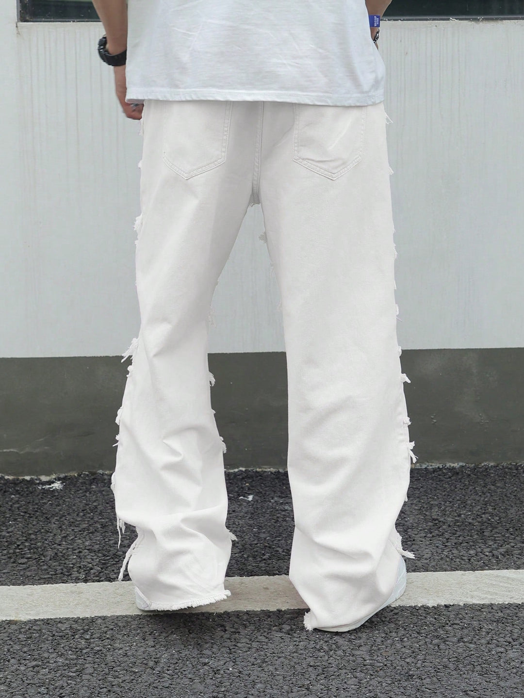 Jeans SHEIN, alb