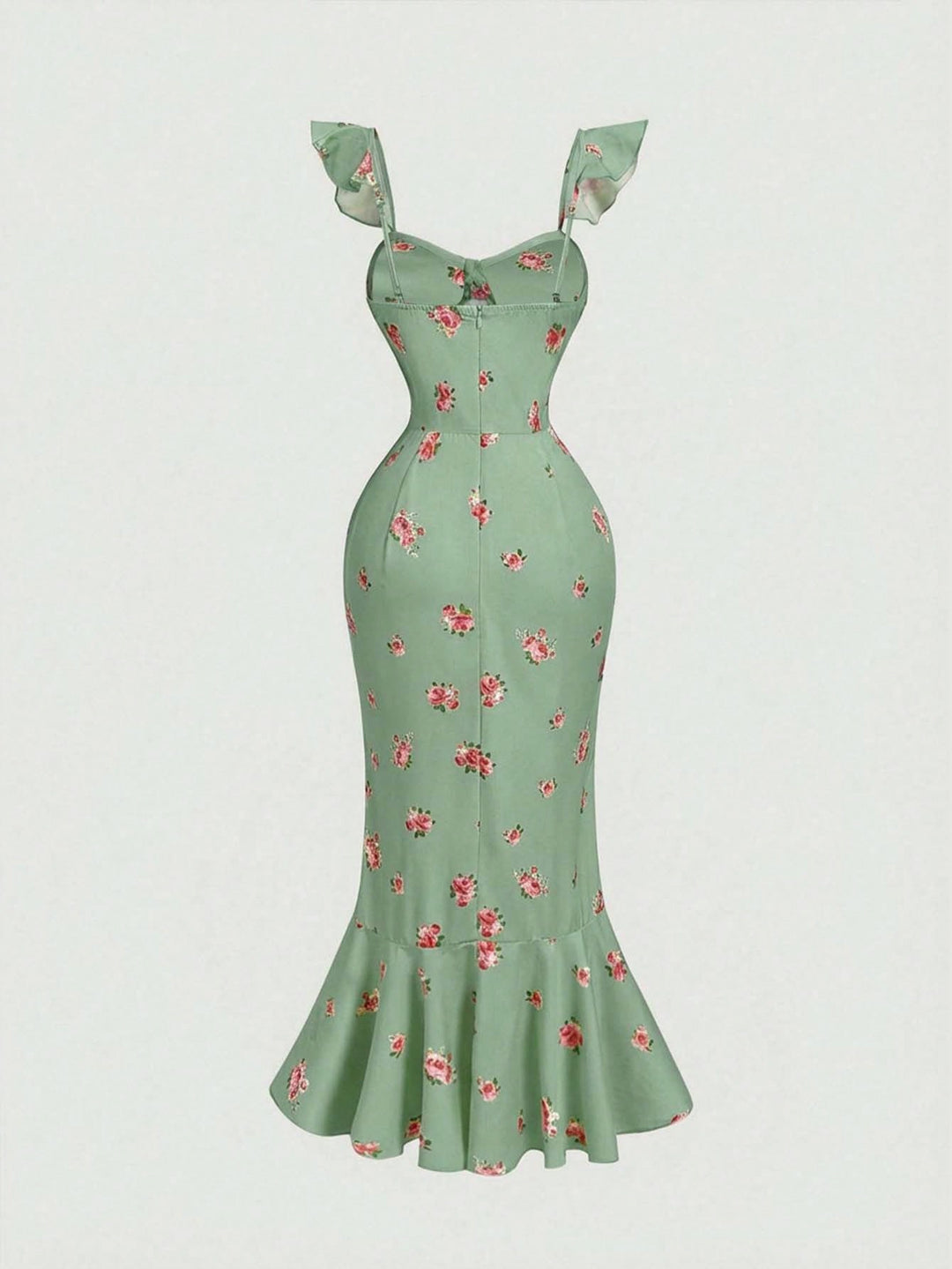 Rochie maxi SHEIN, verde