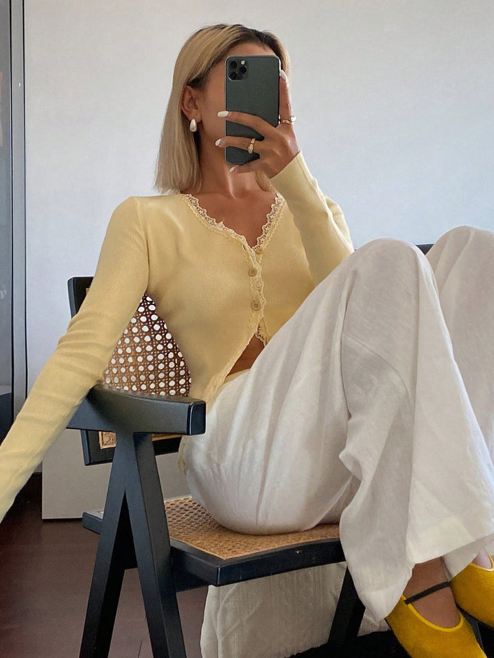 Cardigan SHEIN, galben