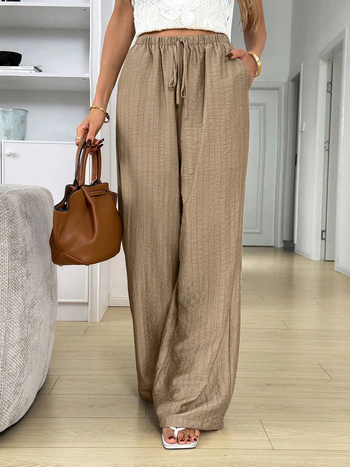 Pantaloni SHEIN, maro