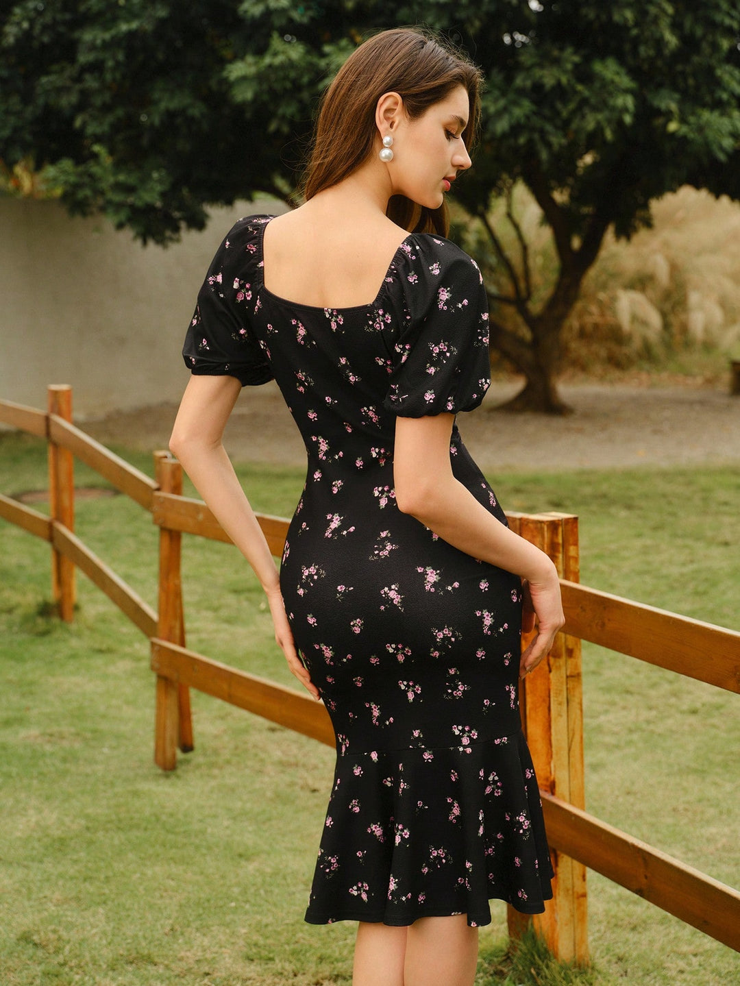 Rochie maxi SHEIN, negru