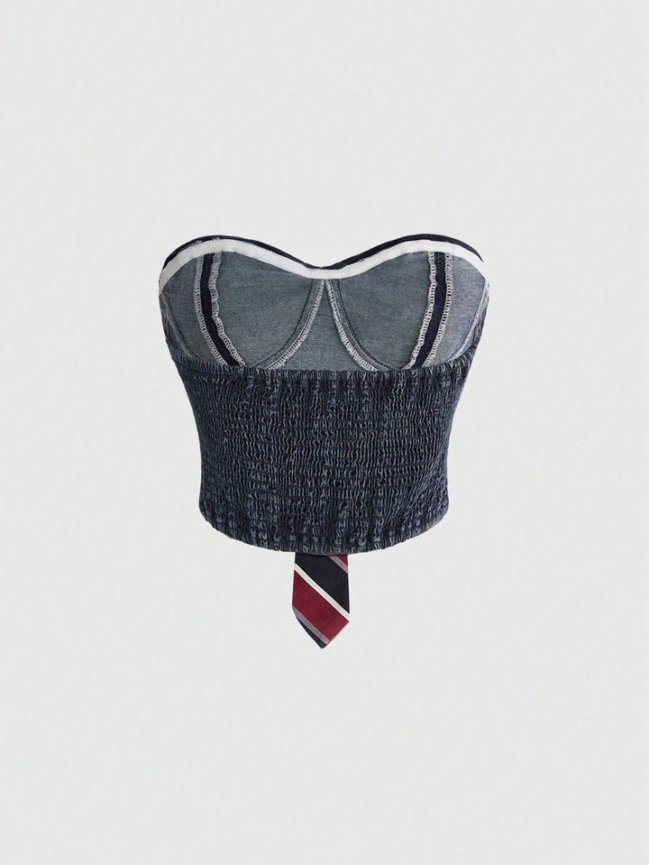 Top SHEIN, albastru