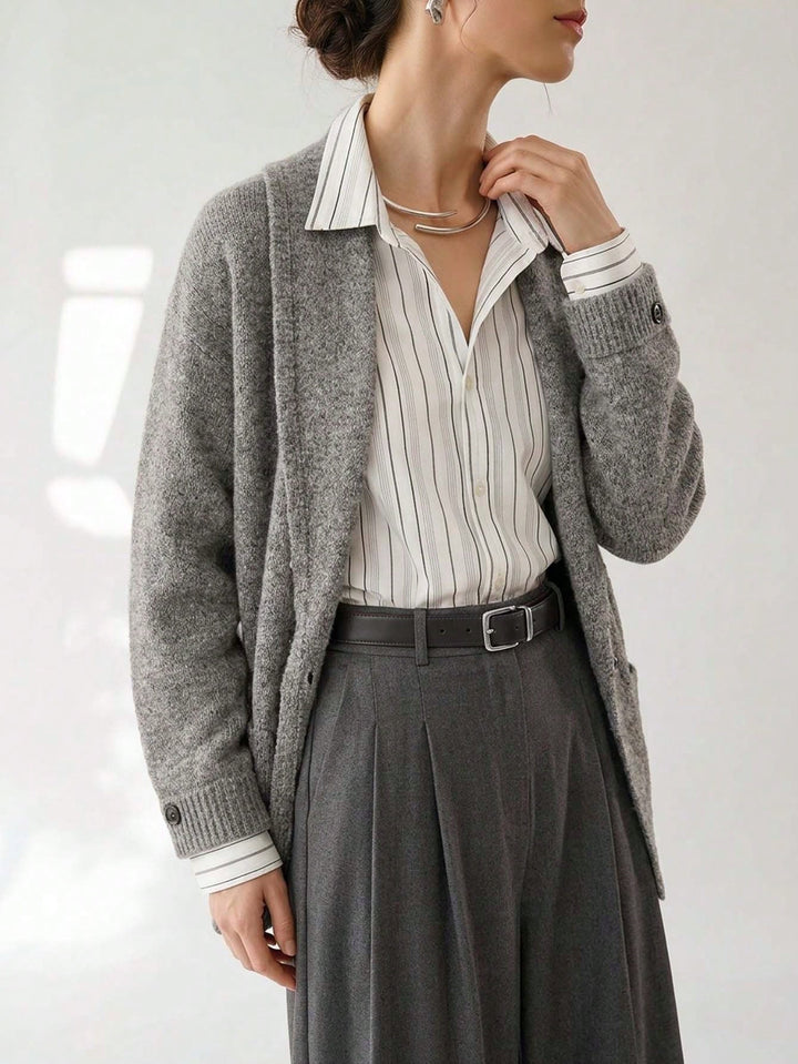 Cardigan SHEIN, gri