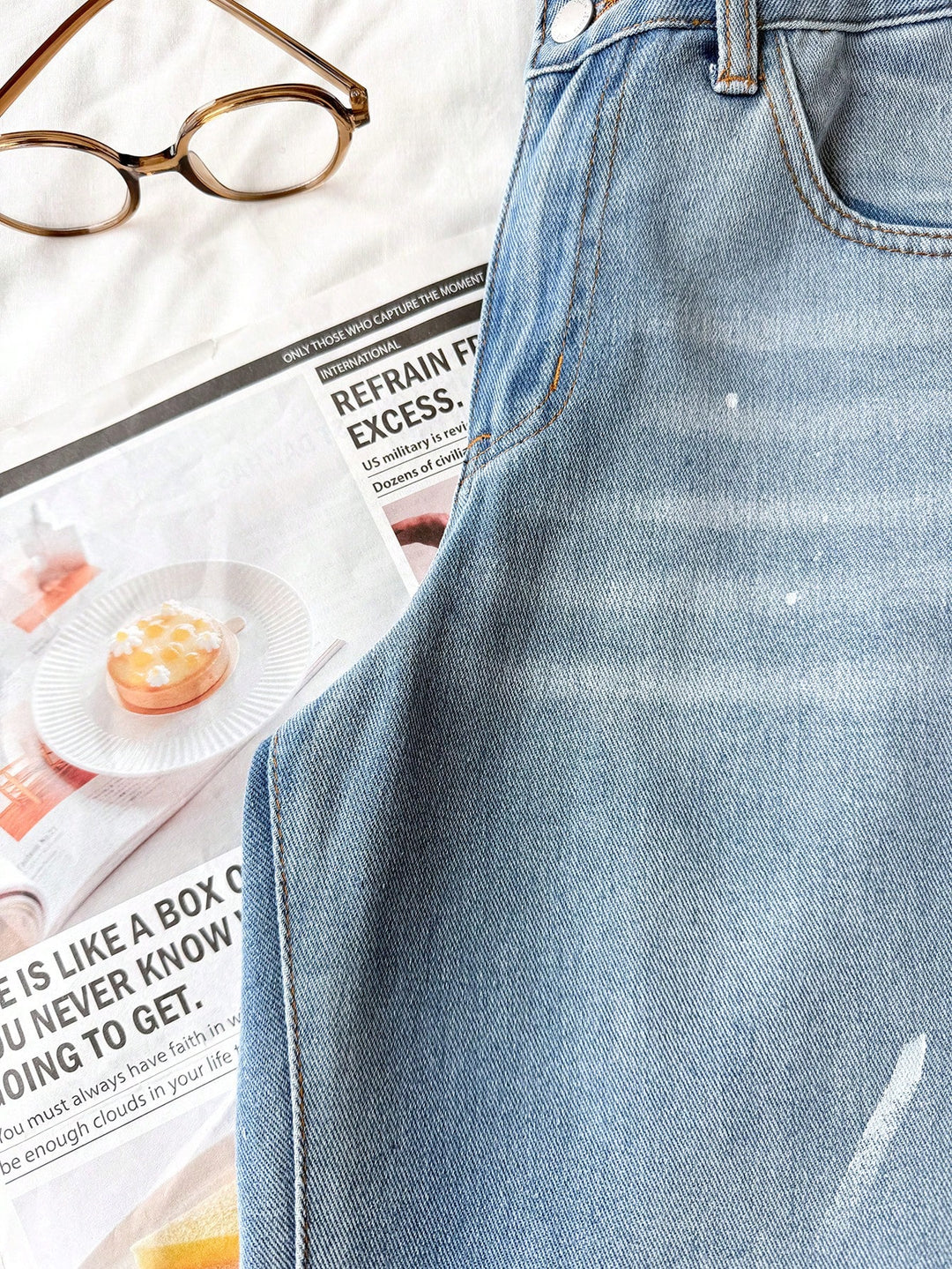 Jeans SHEIN, albastru