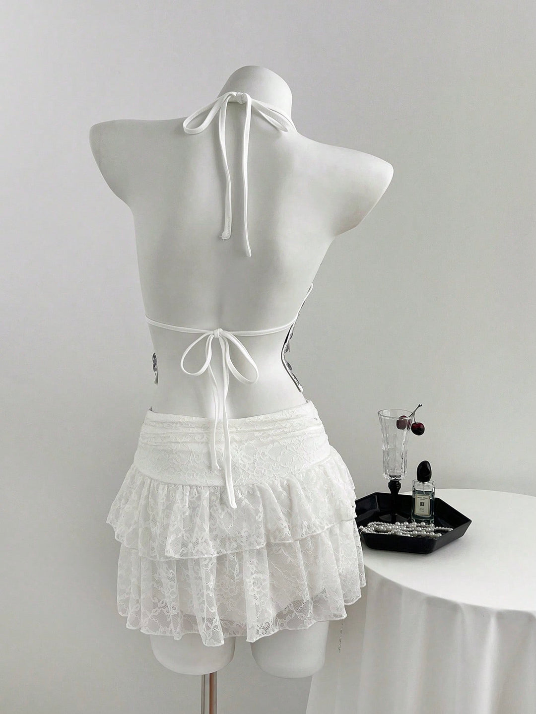 Top SHEIN, argintiu