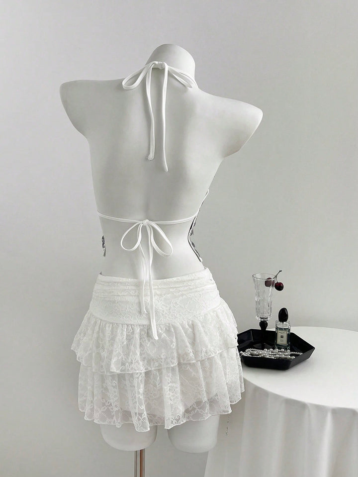 Top SHEIN, argintiu
