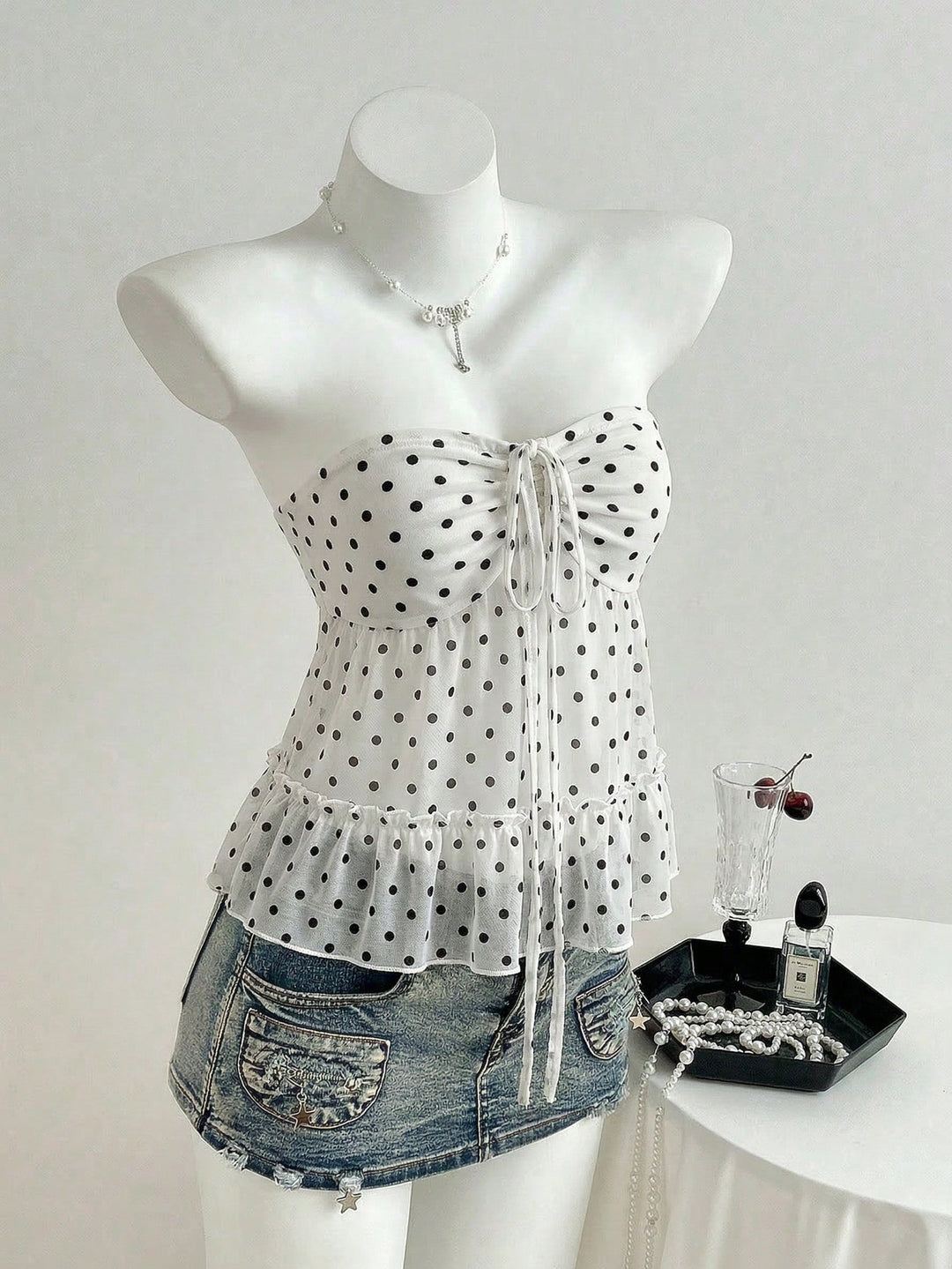Top SHEIN, alb