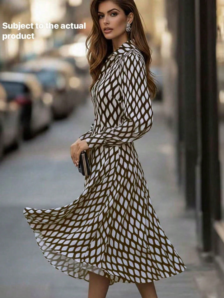 Rochie midi SHEIN, mix culori