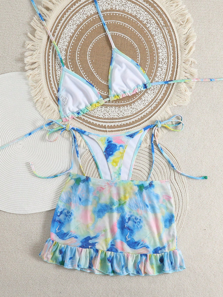 Set bikini SHEIN, mix culori