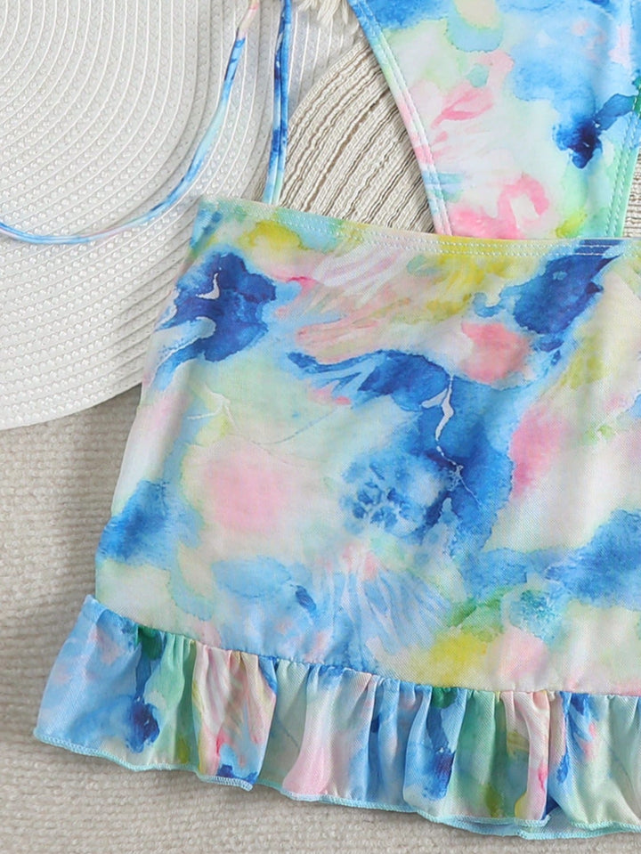 Set bikini SHEIN, mix culori
