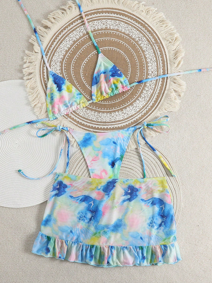 Set bikini SHEIN, mix culori