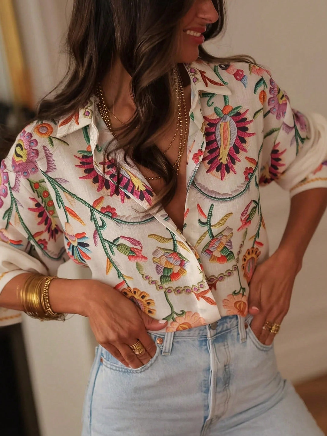 Bluza SHEIN, bej