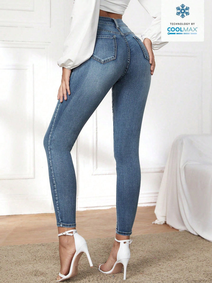 Jeans SHEIN, albastru
