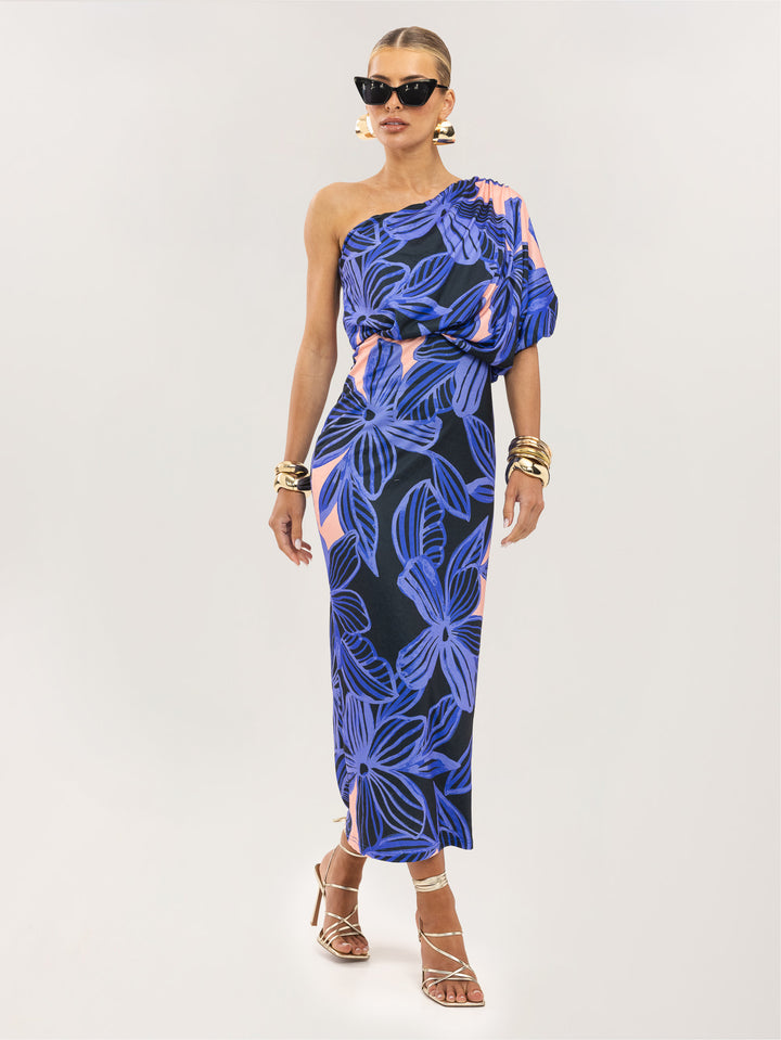 Rochie midi SHEIN, mix culori