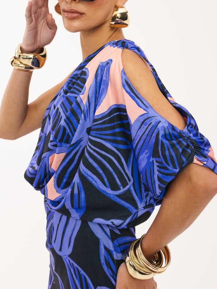 Rochie midi SHEIN, mix culori