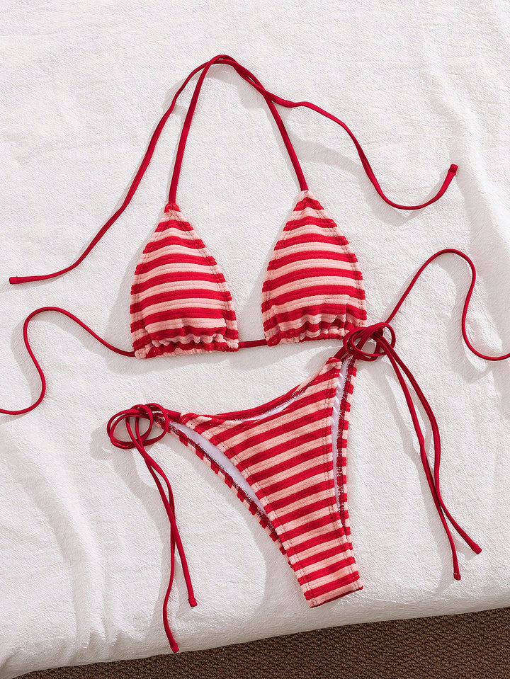 Set bikini SHEIN, roșu