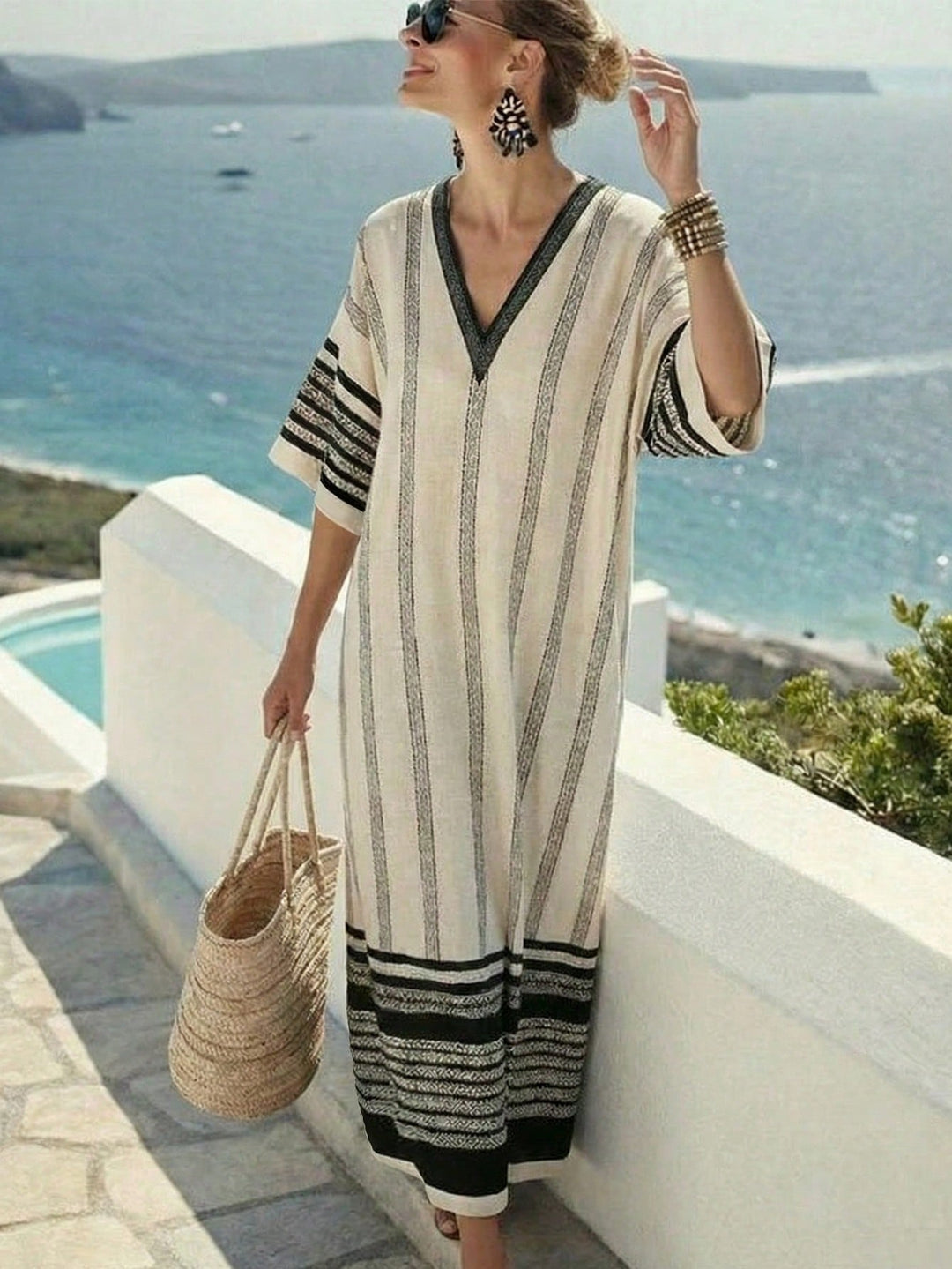 Rochie maxi SHEIN, mix culori