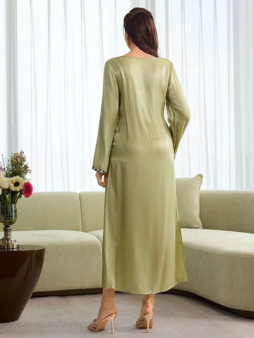 Rochie SHEIN, kaki