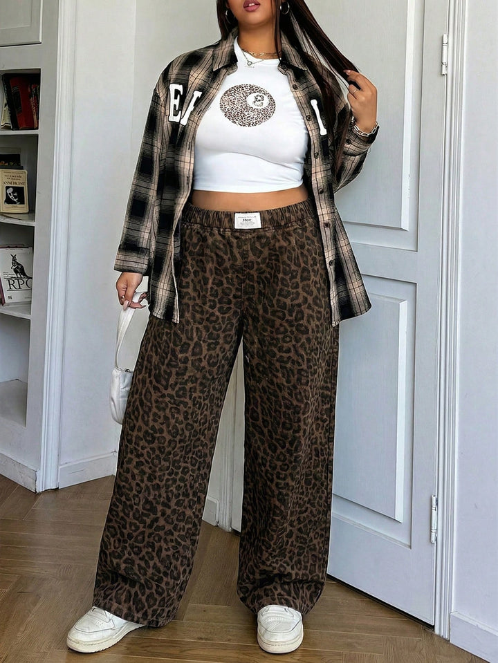 Jeans SHEIN, kaki