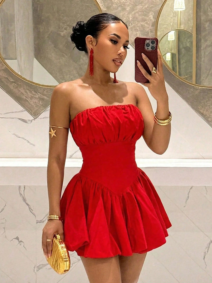 Rochie mini SHEIN, rosu