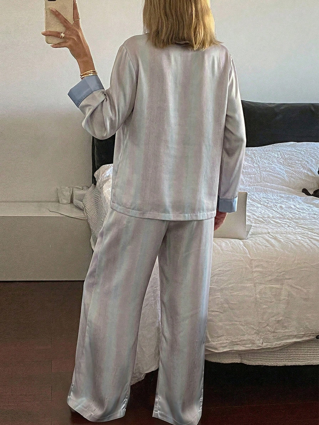 Pijama SHEIN, albastru