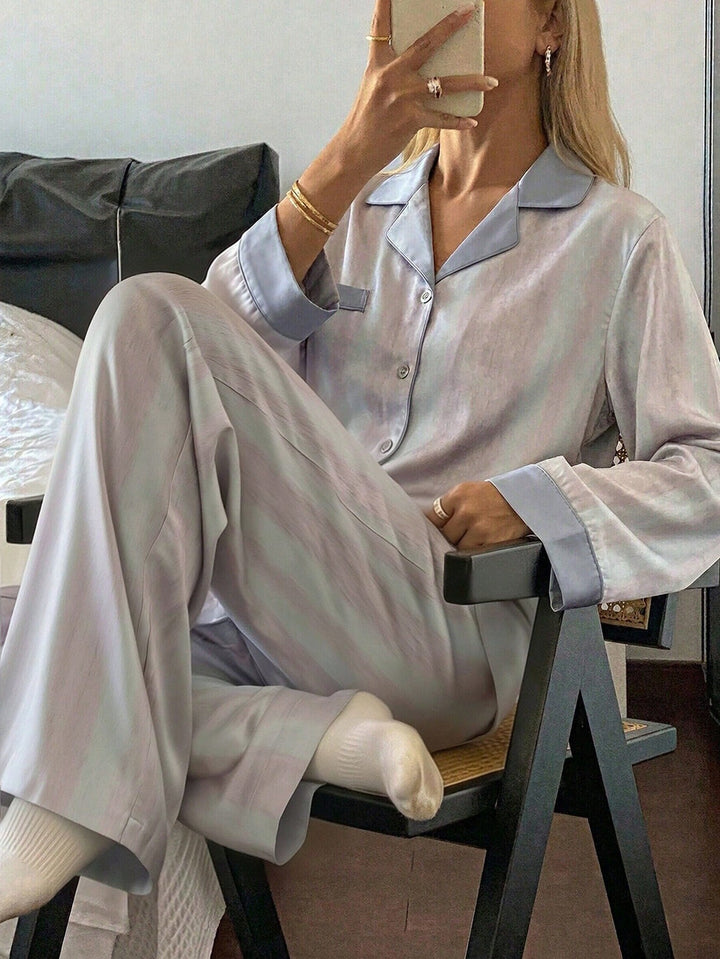 Pijama SHEIN, albastru