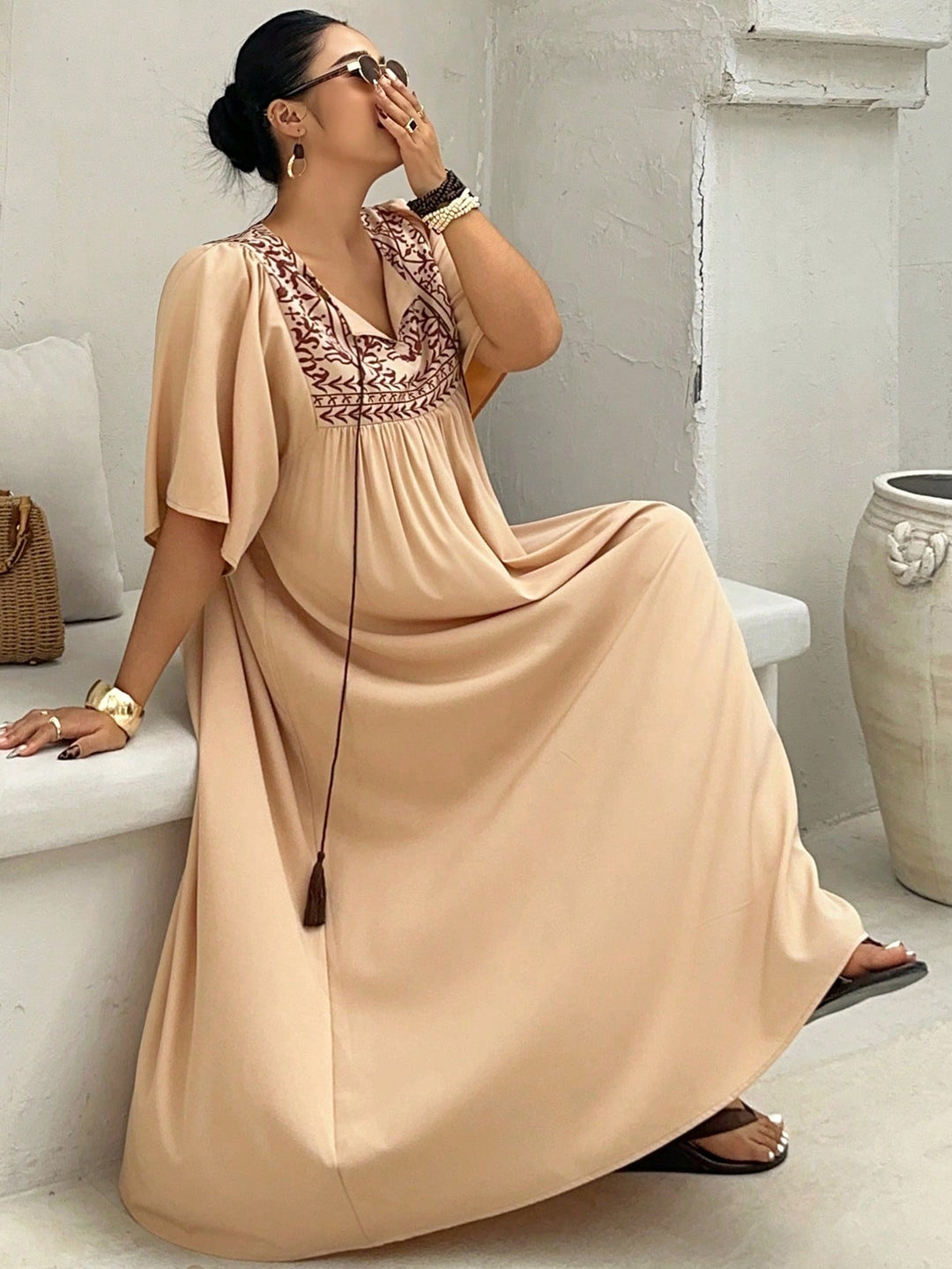 Rochie SHEIN, portocaliu