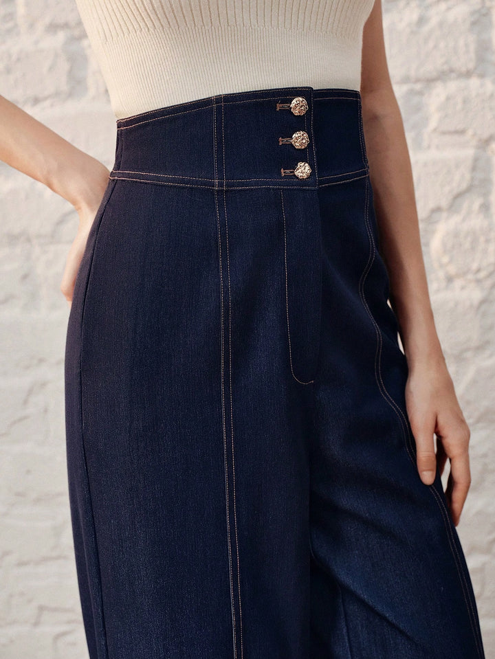 Pantalon SHEIN, albastru