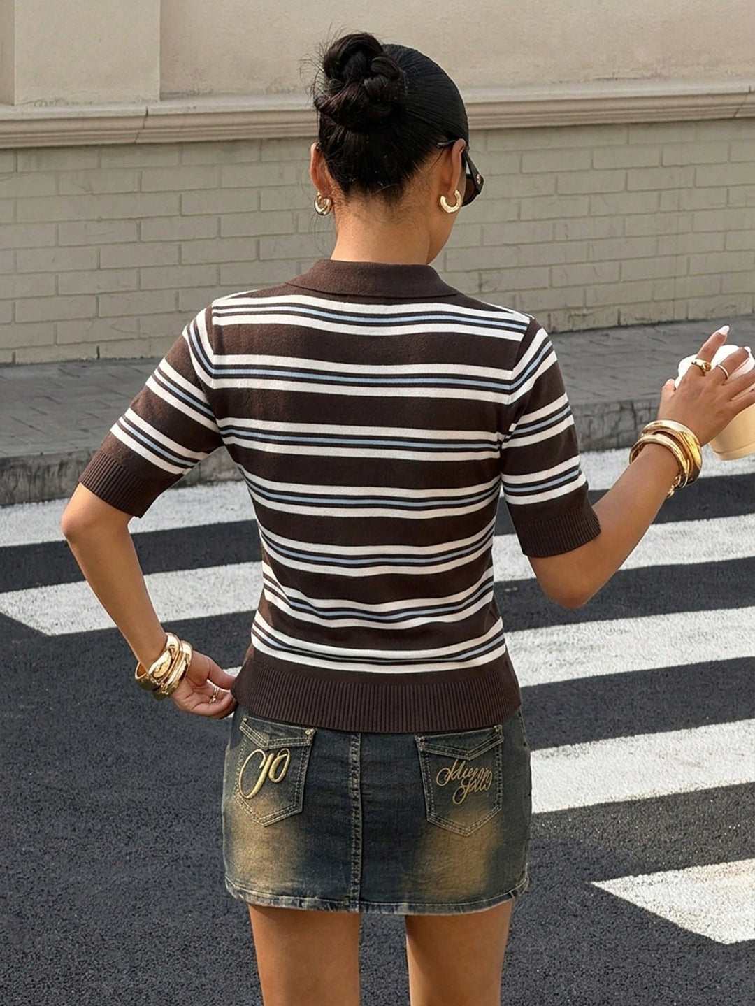 Tricou polo SHEIN, mix culori