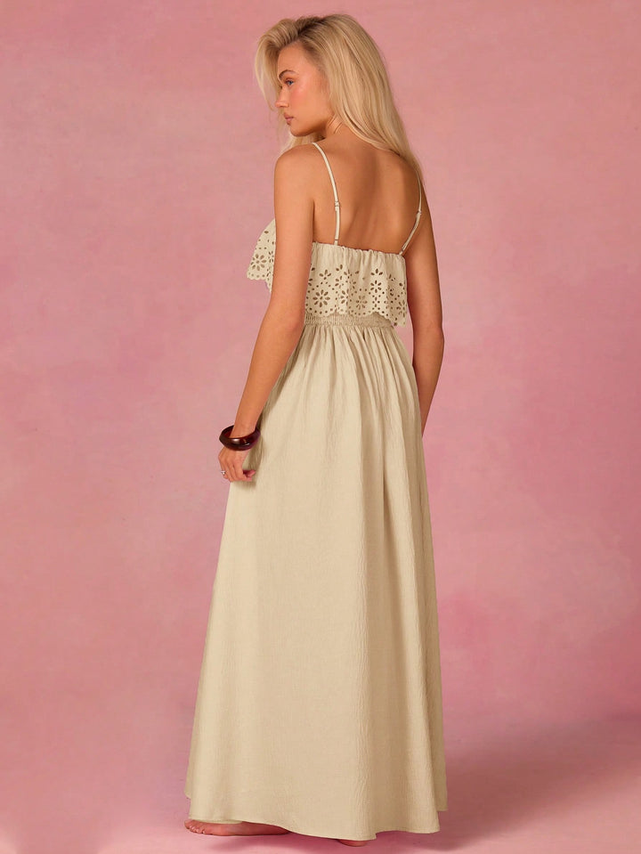 Rochie maxi SHEIN, kaki