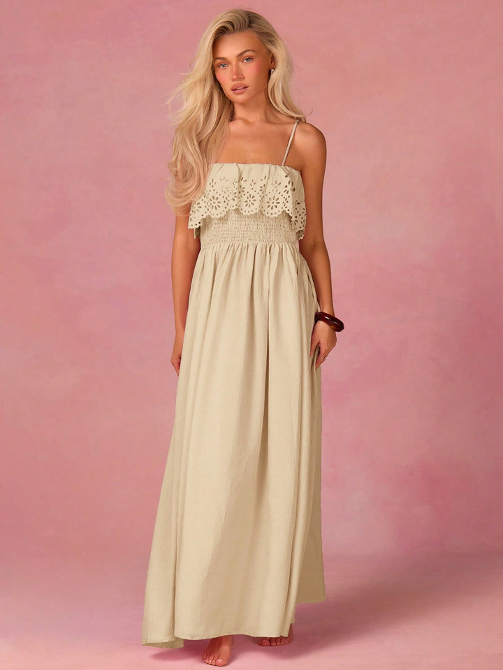 Rochie maxi SHEIN, kaki