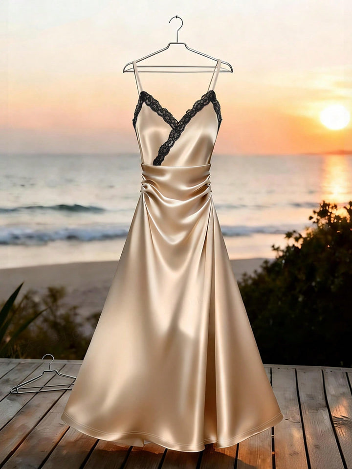 Rochie maxi SHEIN, portocaliu