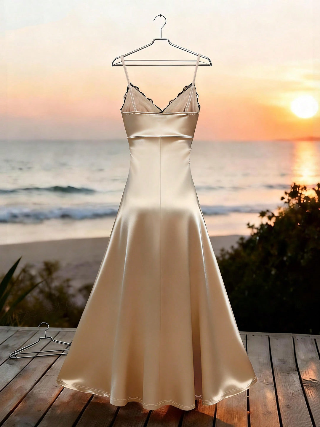 Rochie maxi SHEIN, portocaliu