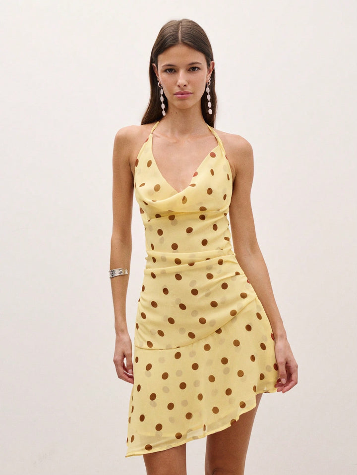 Rochie scurtă SHEIN, galben
