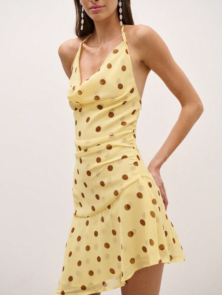Rochie scurtă SHEIN, galben