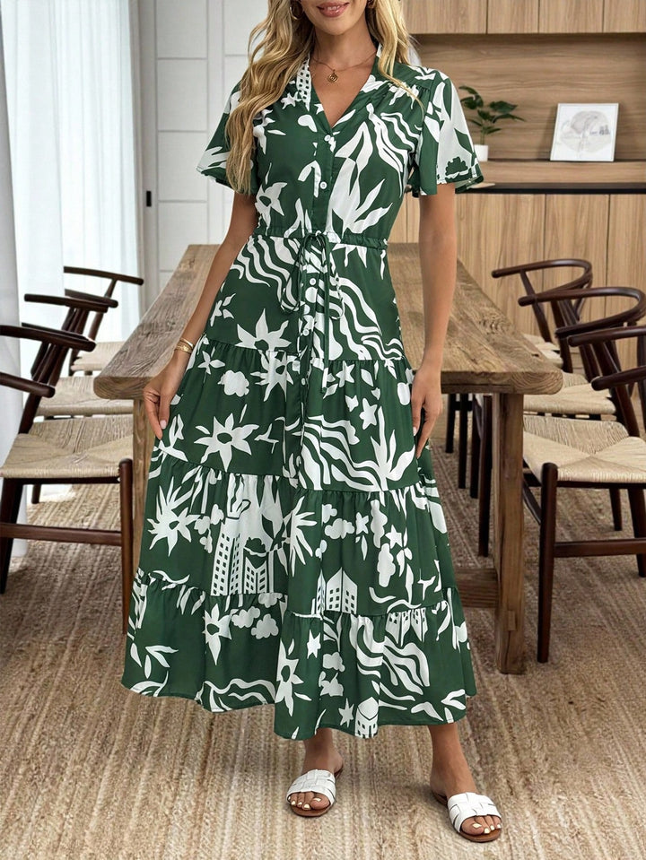 Rochie maxi SHEIN, mix culori