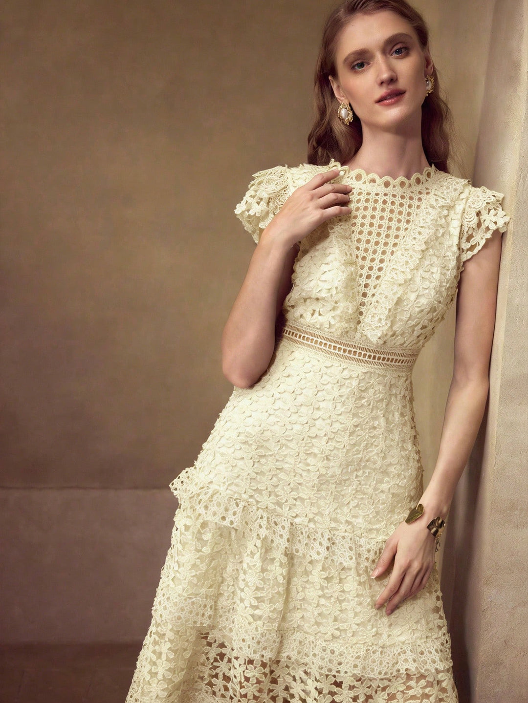 Rochie midi SHEIN, portocaliu